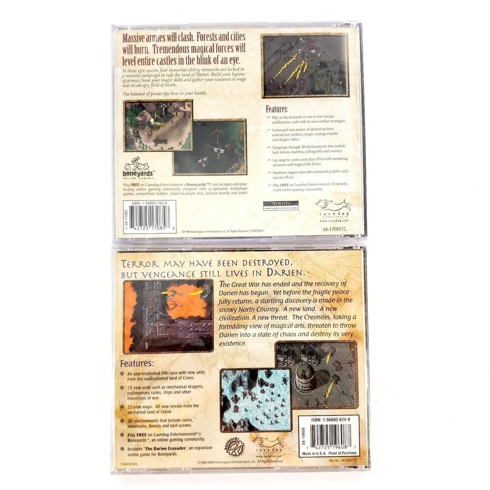 Total Annihilation: Kingdoms & Iron Plague Expansion Pack (PC) Brand New Sealed